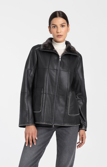 RHEA - WERNER CHRIST -CHAQUETA LIGERO NEGRO