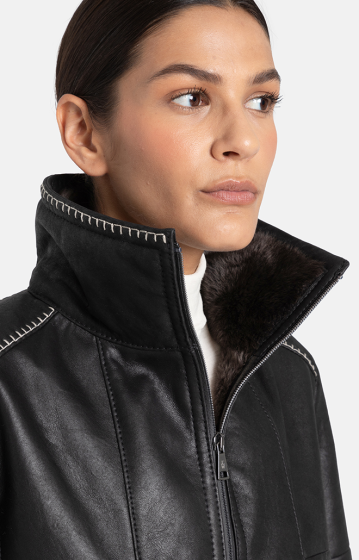 RHEA - WERNER CHRIST -CHAQUETA LIGERO NEGRO