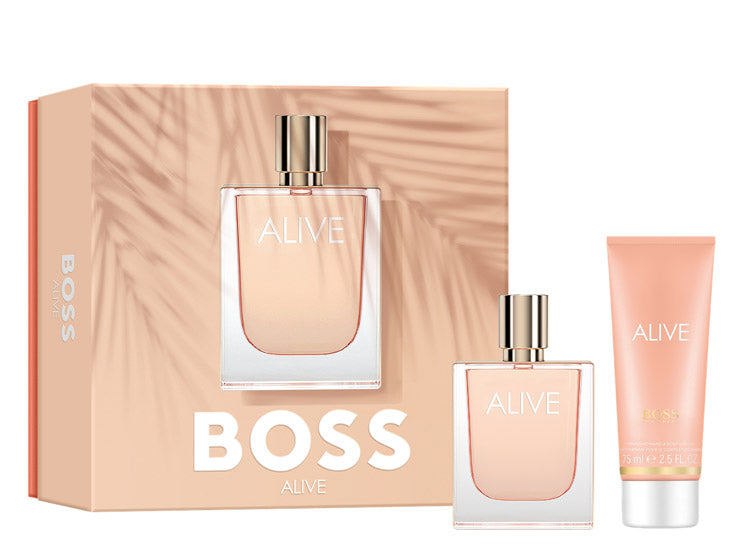 BOSS ALIVE FEMME EDP 50 ML + BODY LOTION 75 ML - HUGO BOSS