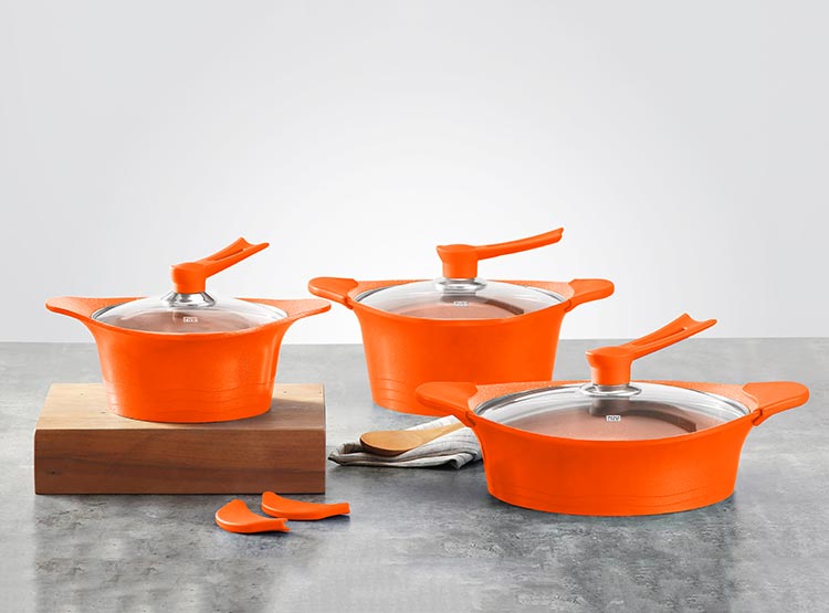 Bateria Bohlier Naranjo 6 Pzas