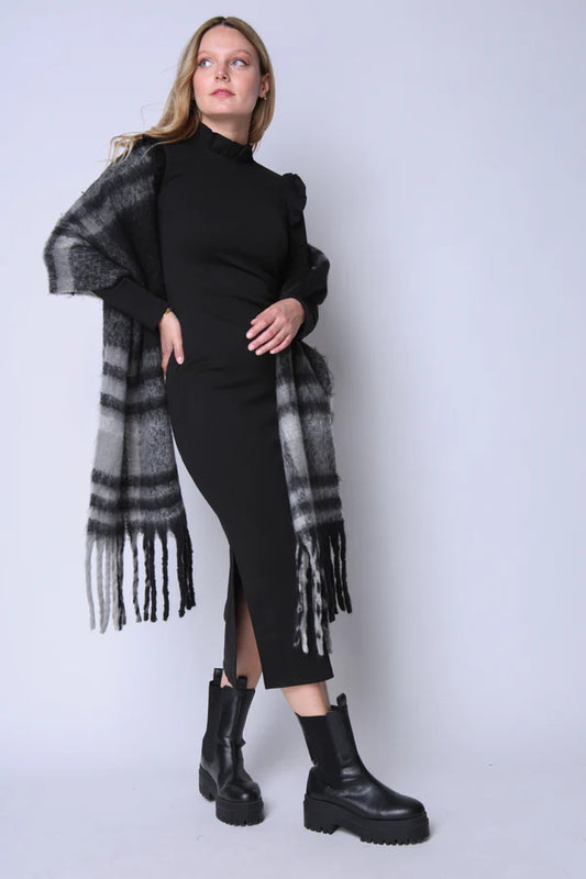 Bufanda Josefina Negro Eclipse