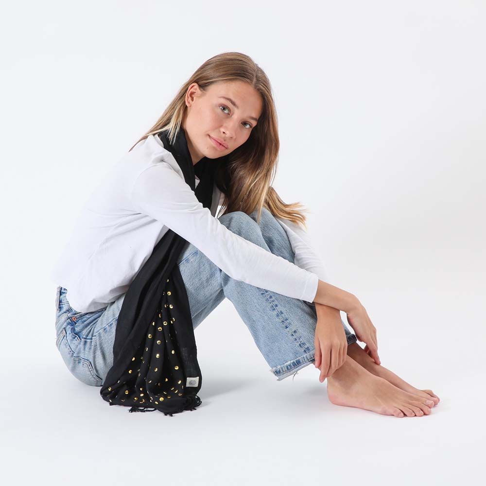 Pañuelo Liso Algeciras Negro