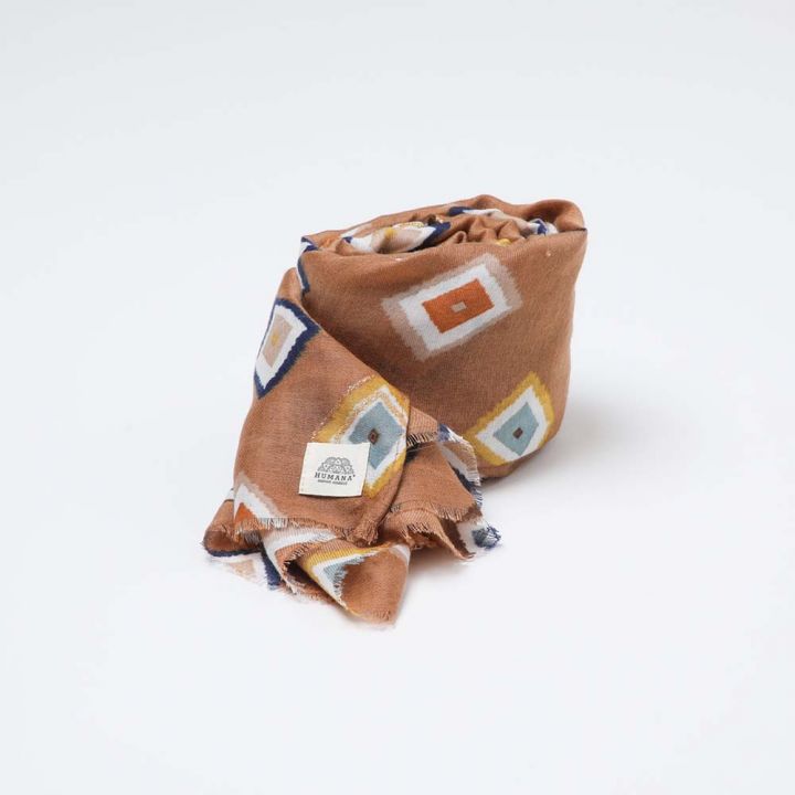 Pañuelo Estampado Jeán Café