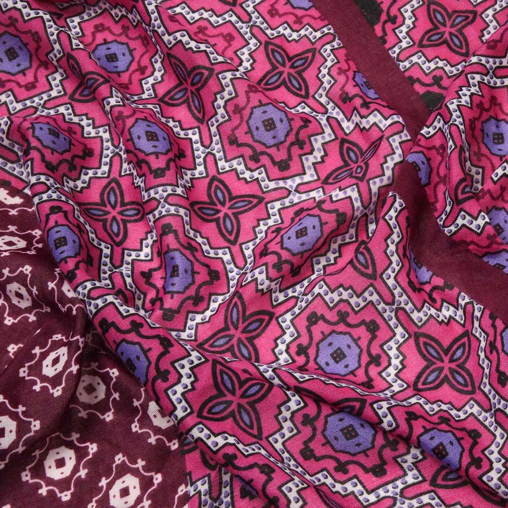 Pañuelo Estampado Cadaqués Morado