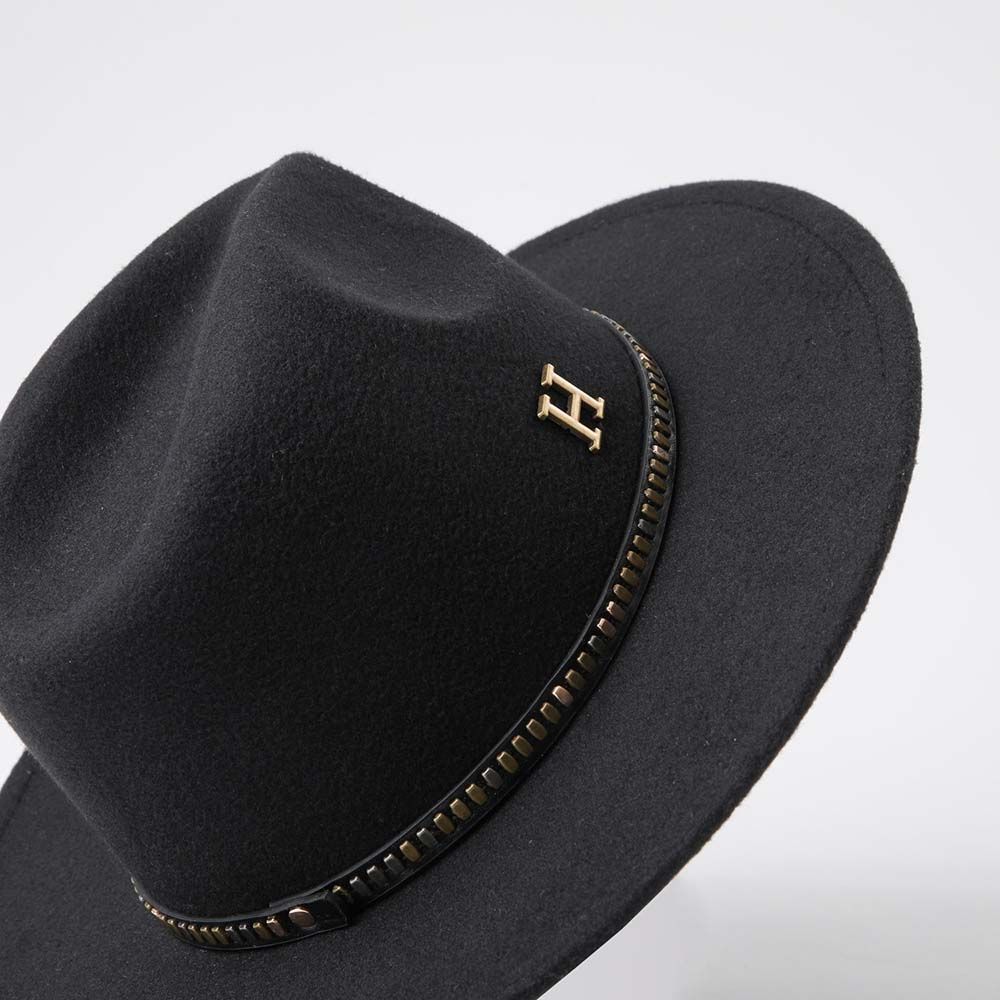 Sombrero Invierno Rectangles Negro