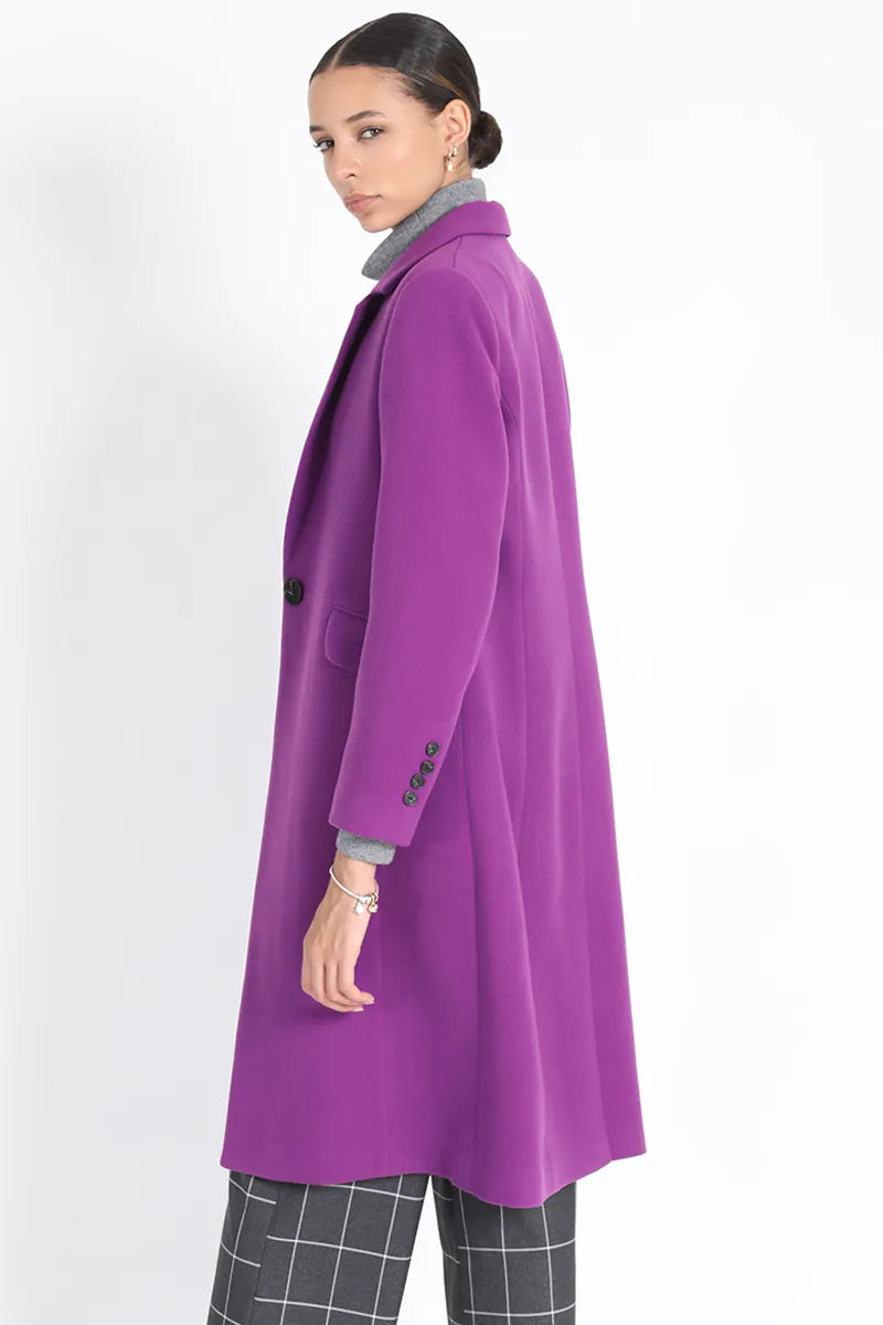 ABRIGO LARGO, MUFLON VIOLETA