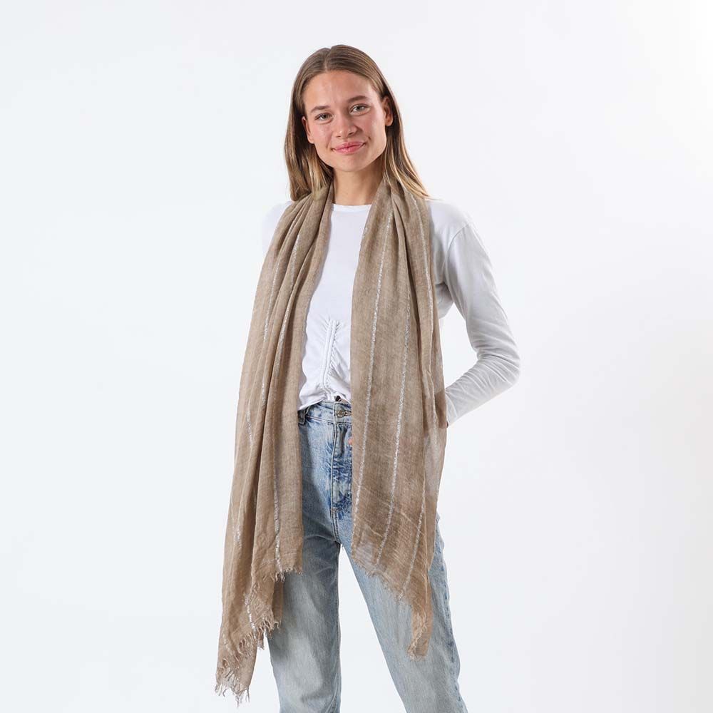 Pañuelo Liso Luarca Café