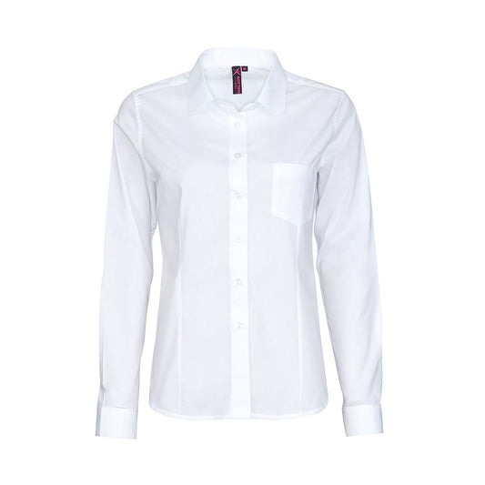 BLUSA CLÁSICA BLANCO ESCOLAR JUVENIL MUJER 100