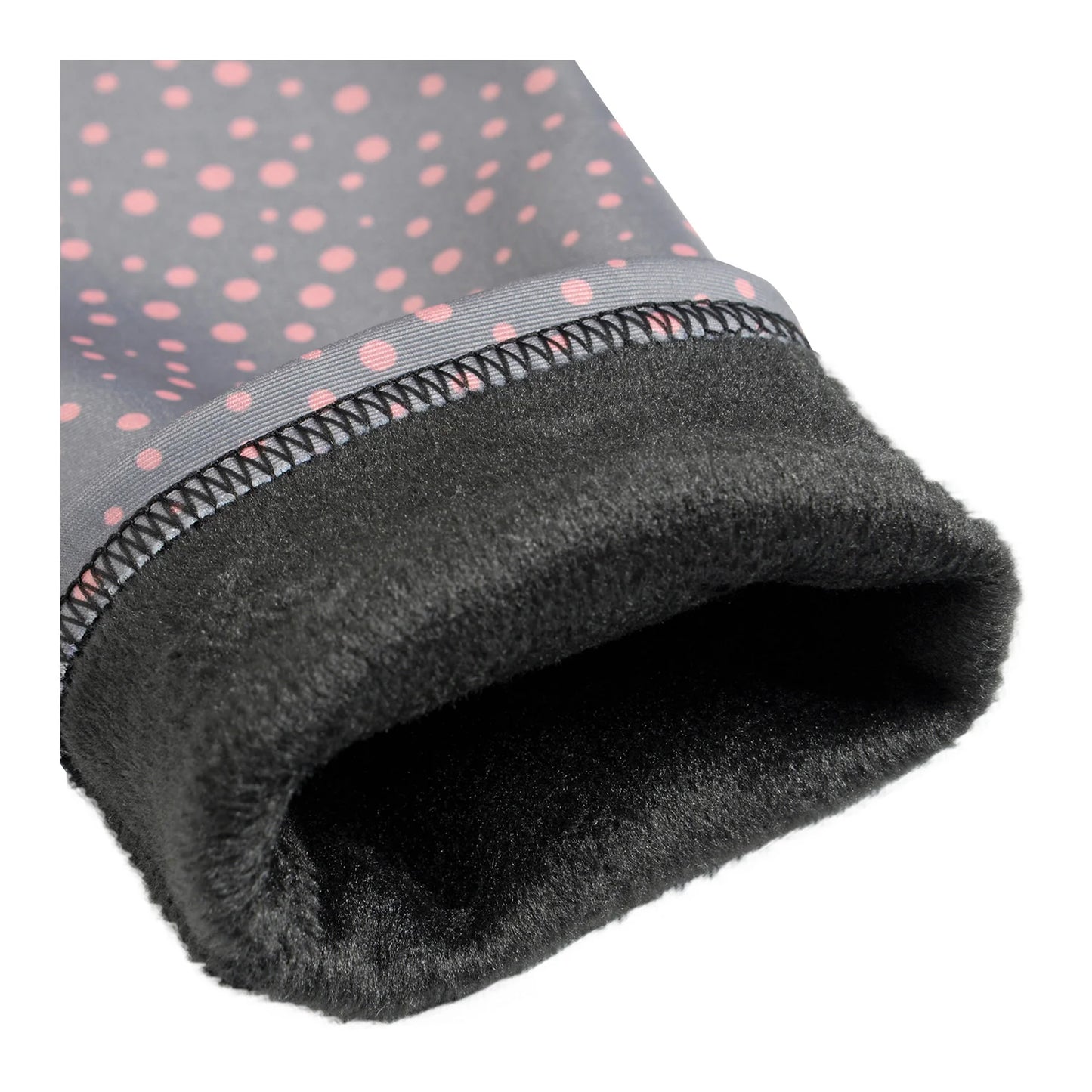 Calza Interior Peludo Puntos Niña