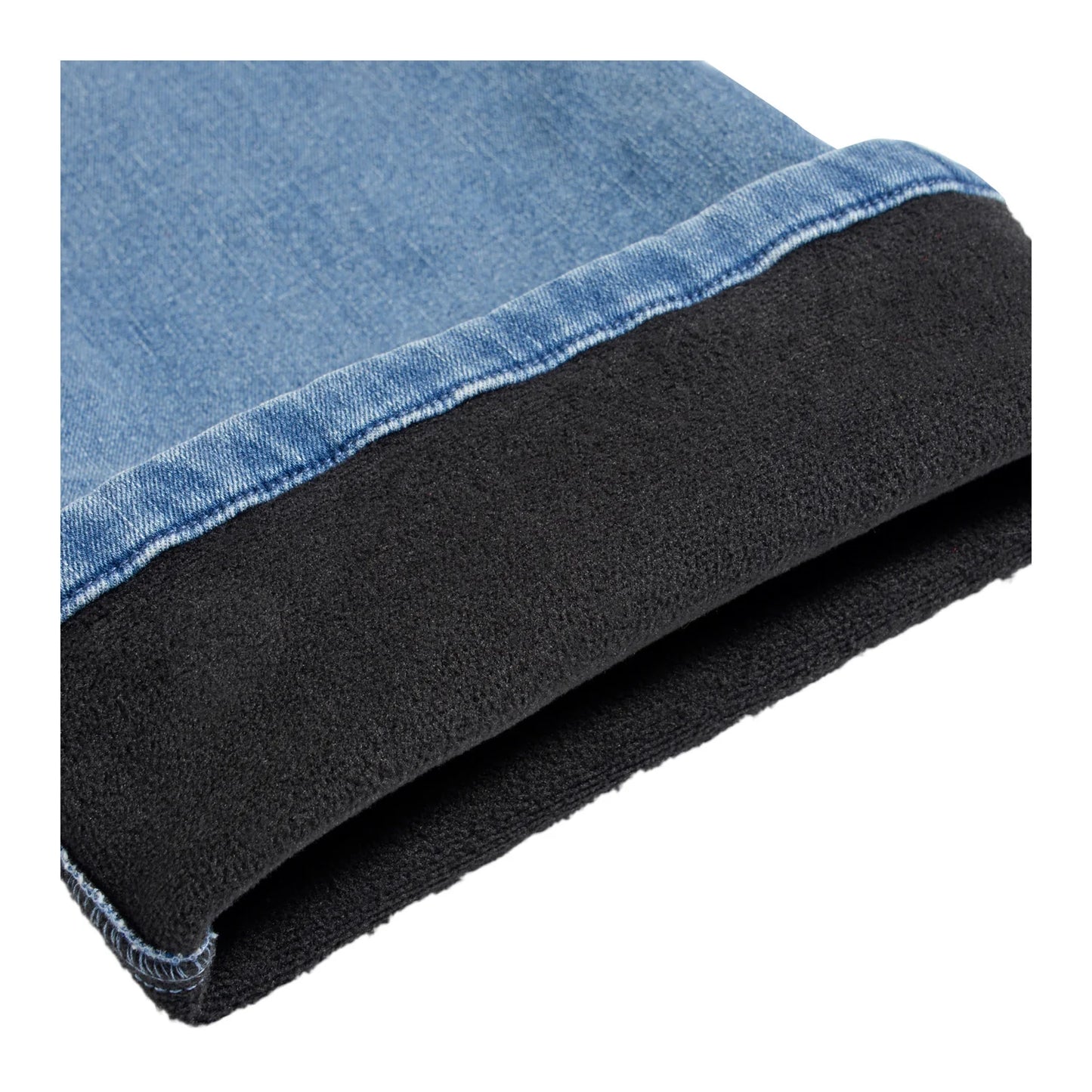 Calza Mezclilla Interior Peludo Flare Niña-DE