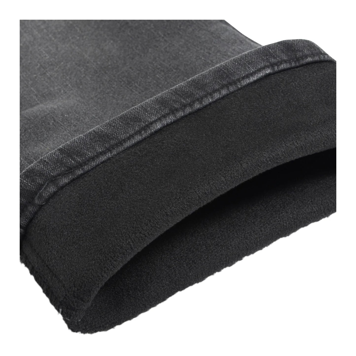 Calza Mezclilla Interior Peludo Flare Niña-NE