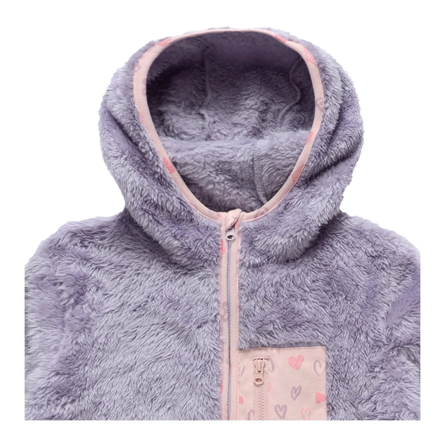 Polerón Peludo Niña Violeta LA