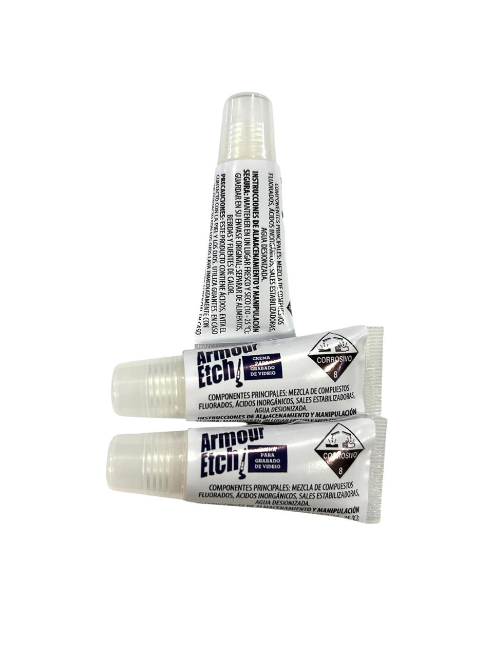 Crema Pasta de grabado de Patente Pack de 3x 10 GRS Armour Etch