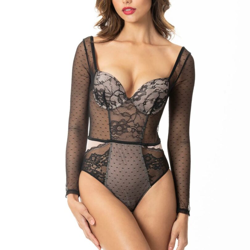 Body encaje Susy C/BUSTO W-357 Black