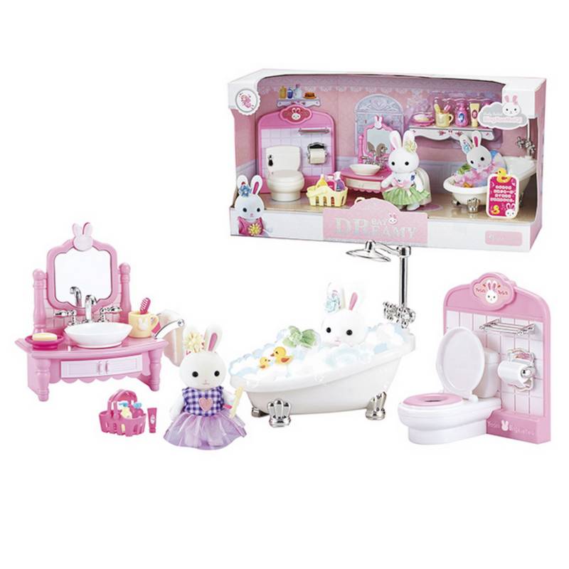 Baño Conejos con Accesorios 767