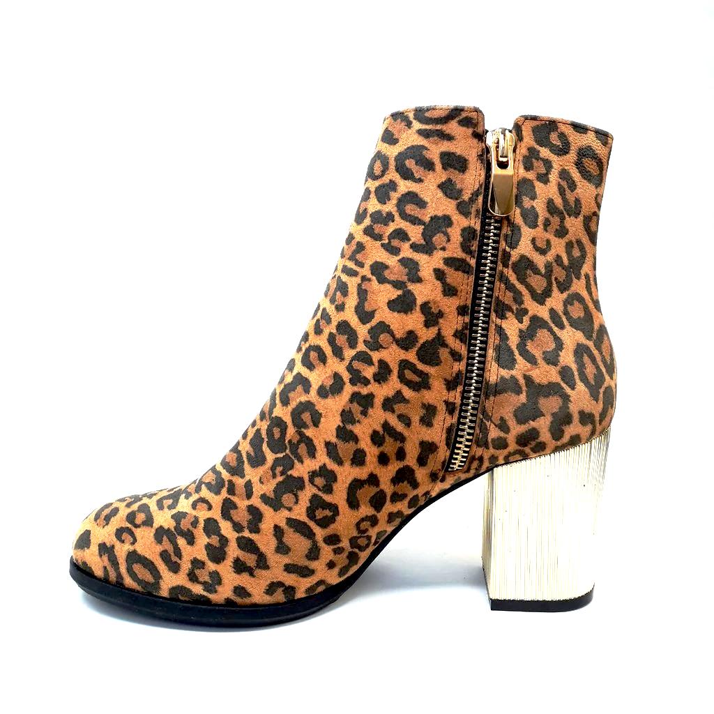 Botín Rania Leopard