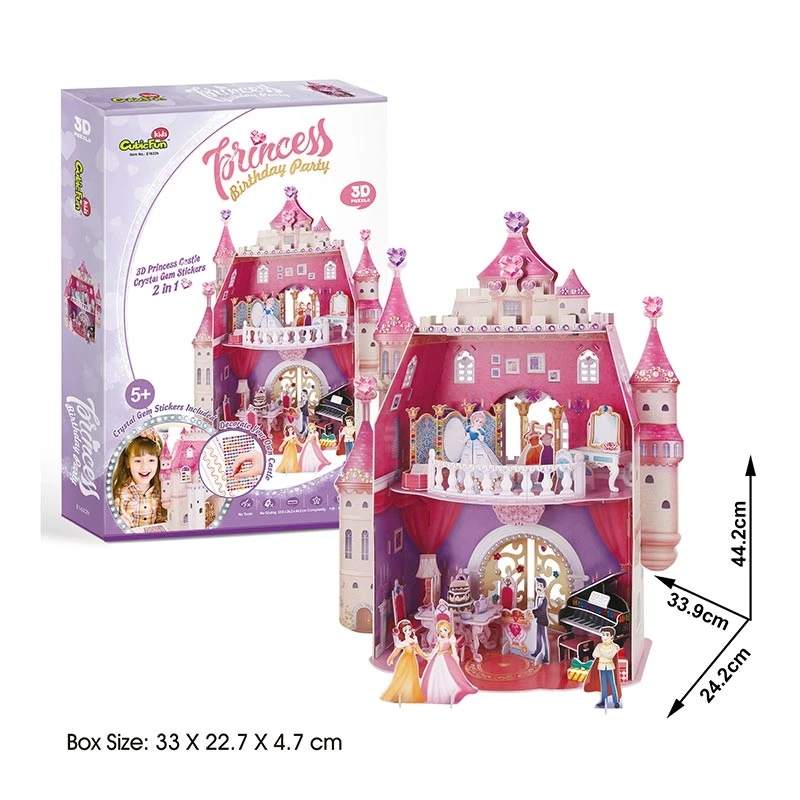 PUZZLE 3D PRINCESS BIRTHDAY PARTY