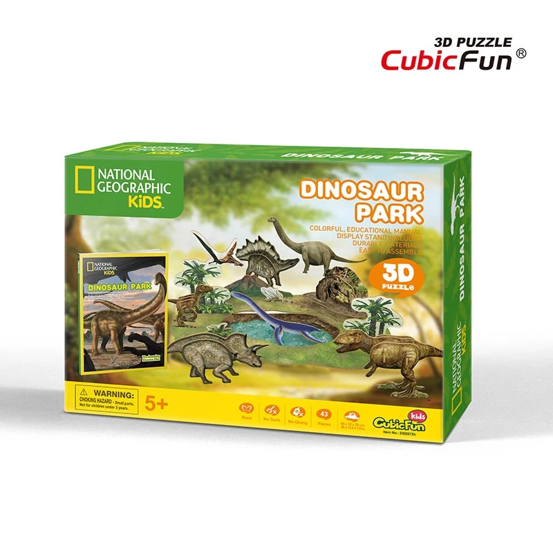 PUZZLE 3D PARQUE JURASICO NATGEO