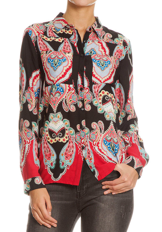 Blusa Estampada Viscosa FU 574