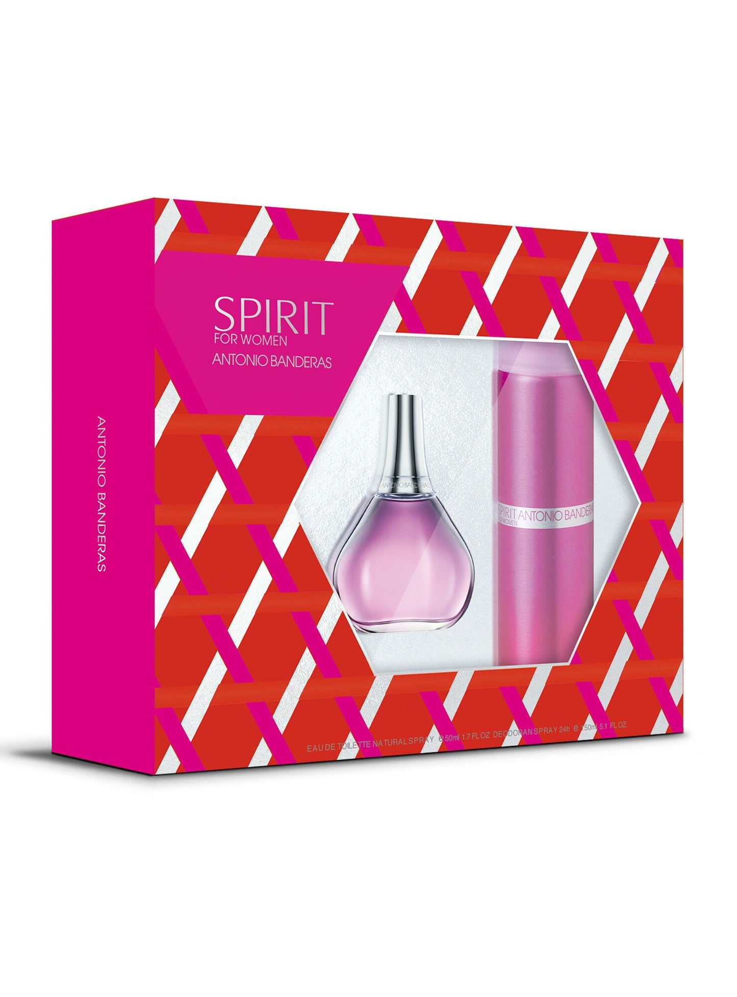 SPIRIT WOMEN 50 ML EDT + DEO 150 ML - ANTONIO BANDERAS