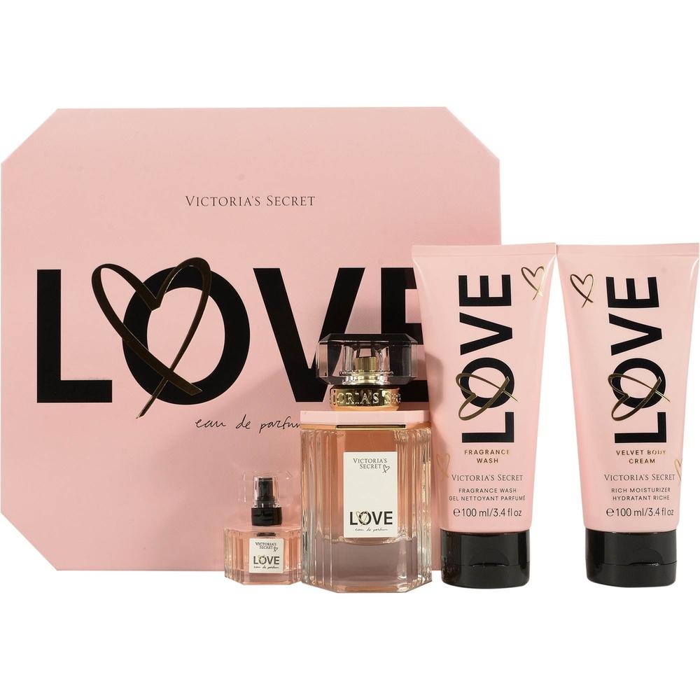 LOVE EDP 50ML + 7.5ML + 100ML + 100ML - ESTUCHE VICTORIA'S SECRET