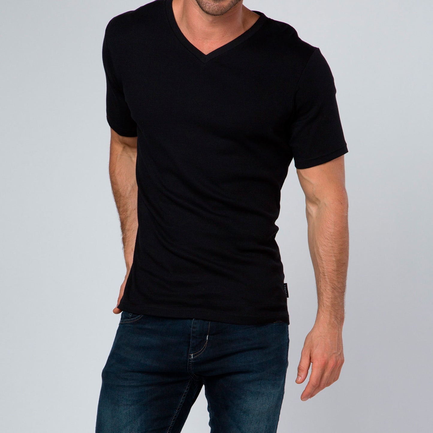 Camiseta C/V Cotton Jockey 209 BL