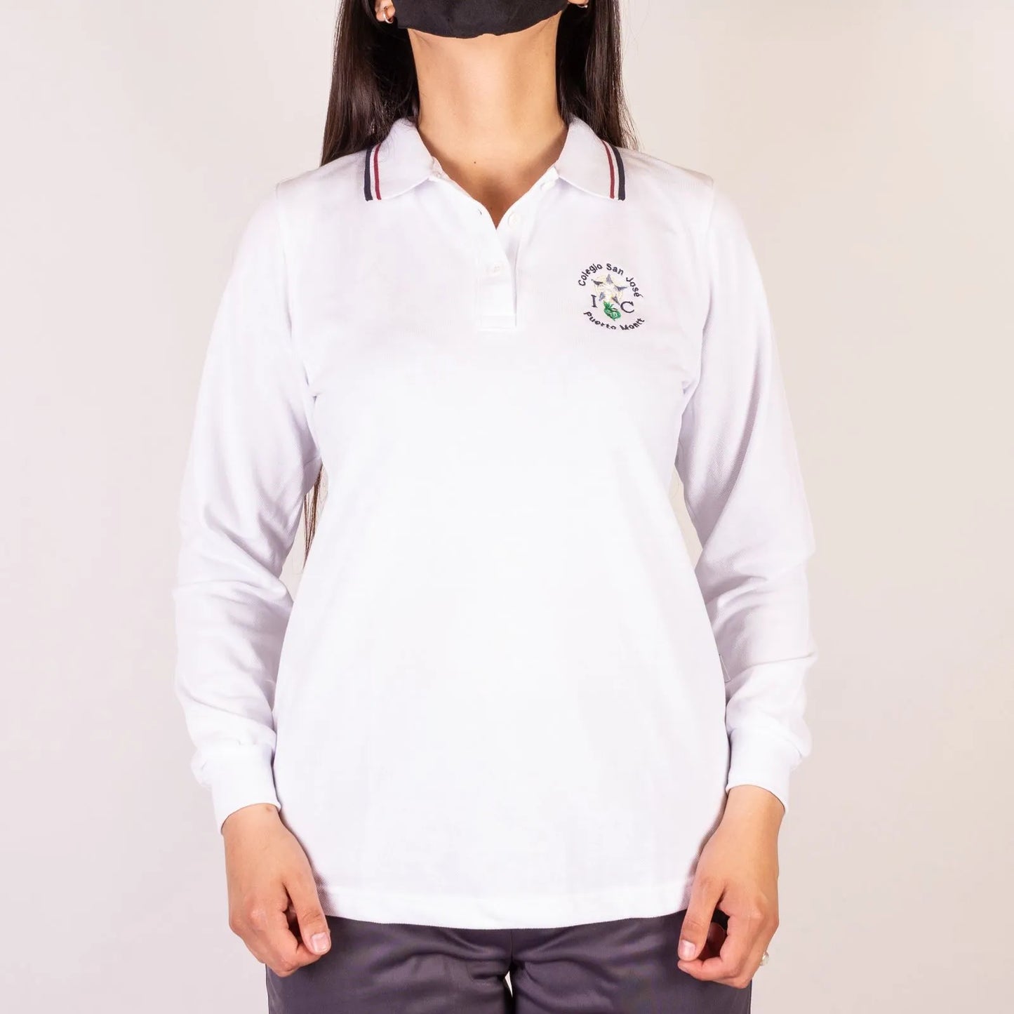 Polera Pique ML Colegio San José