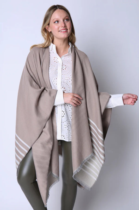 Poncho Jacinta Beige
