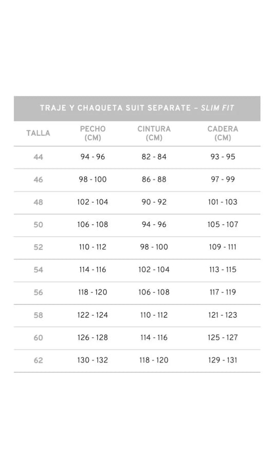 Traje Bacoli BL