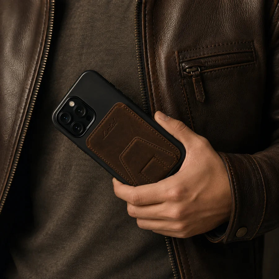 Leather Flip Wallet BR