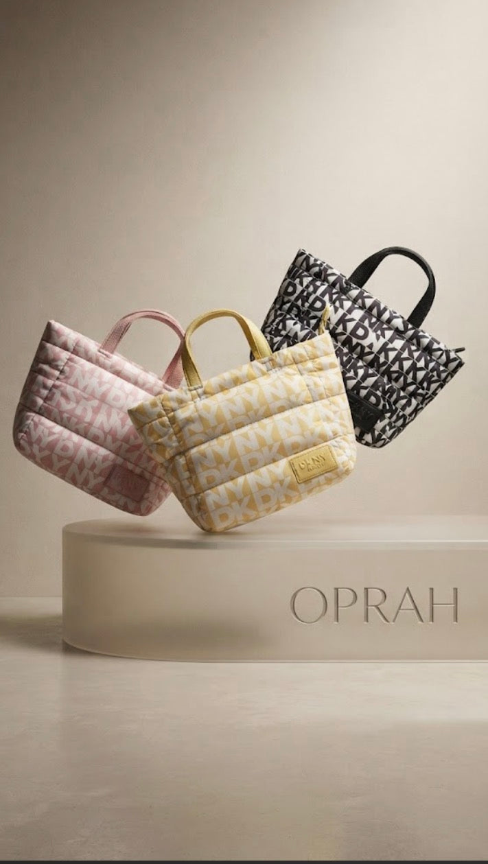 NECESER OPRAH SHOPPING BAG SMALL ROSA DONNA KARAN