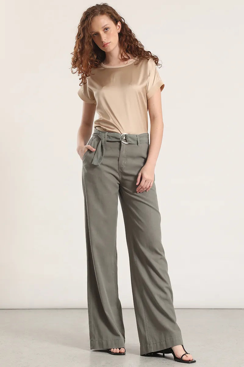 PANTALON PALAZZO LAUREN VERDE LIOLA