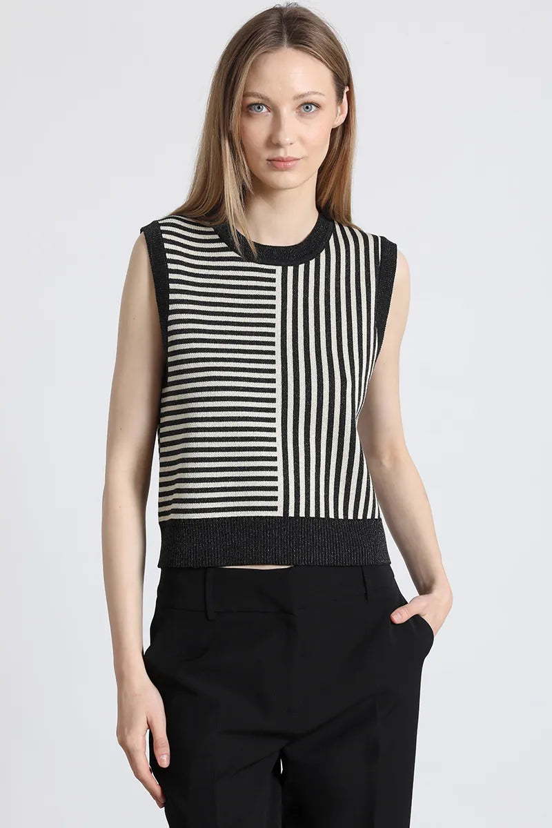Top Punto mix Rayas Lurex ADA Ne