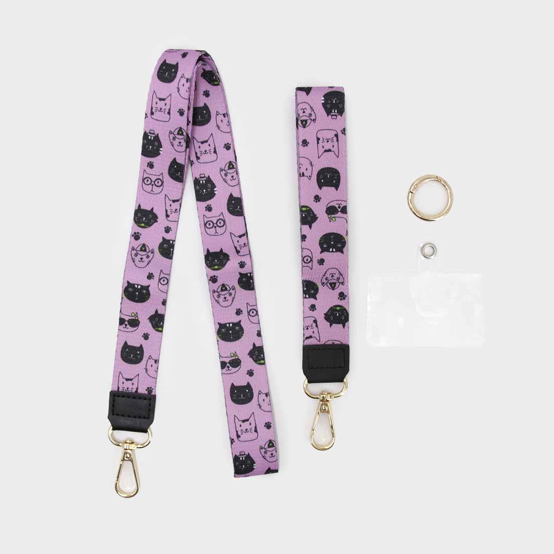 Strap  Katty para celular diseño gatos