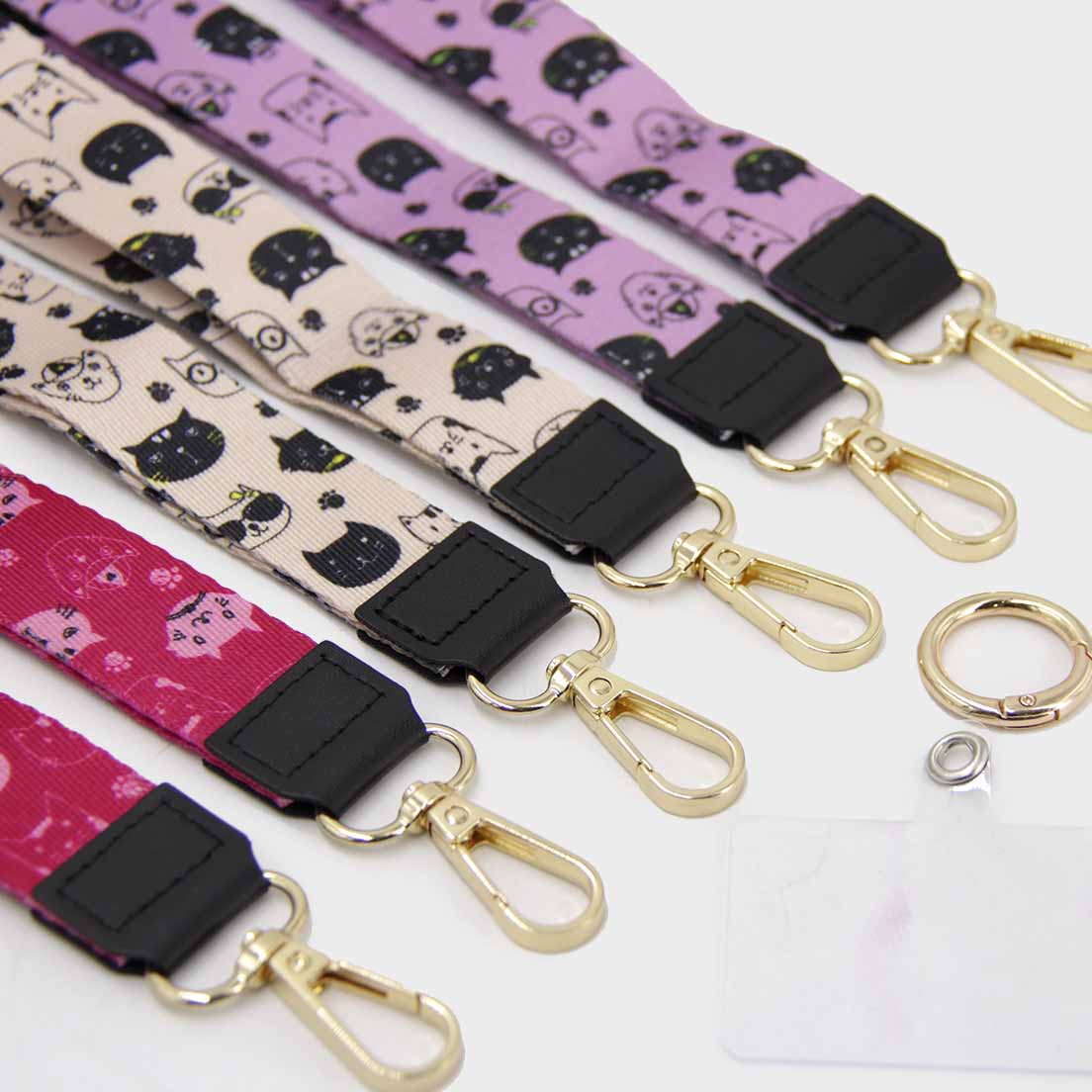 Strap  Katty para celular diseño gatos