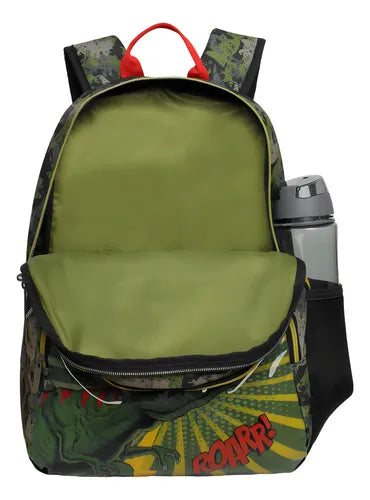 Mochila Infantil Niño Balloon T-Rex Comic Verde Head
