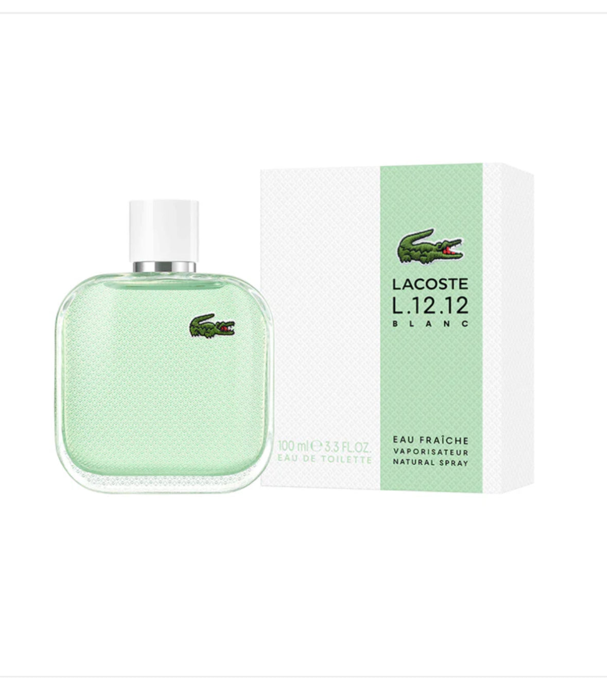 L.12.12 Blanc eau fraiche  EDT 100 ml - Lacoste