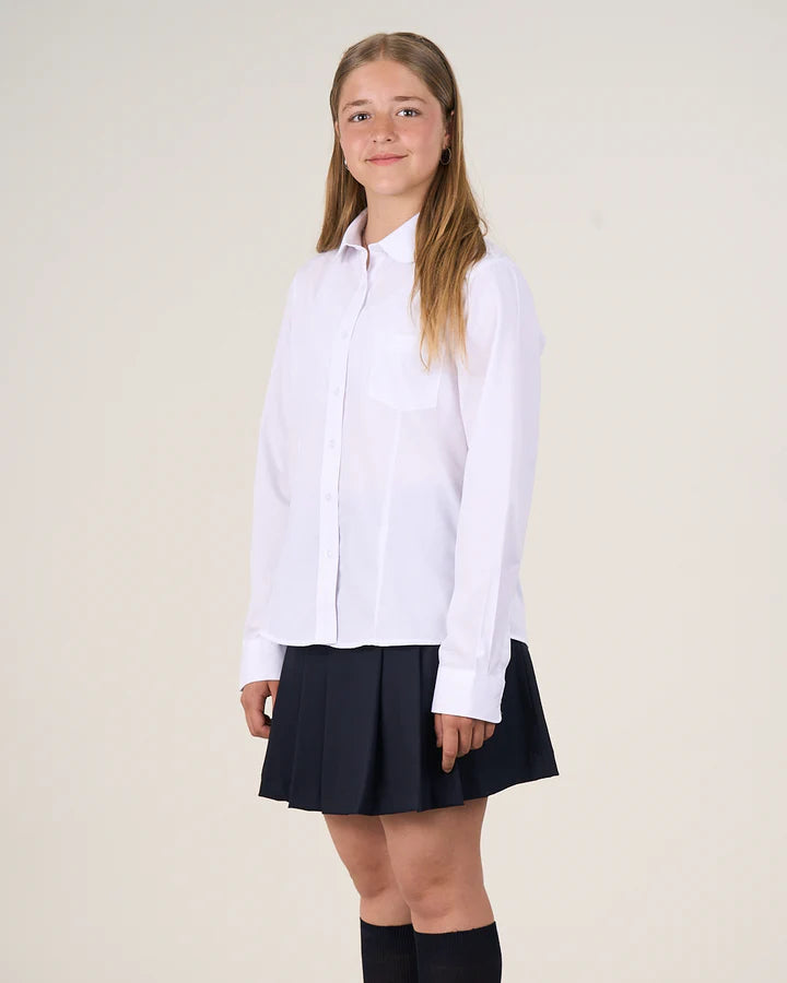 BLUSA COLEGIO ENTALLADA JUVENIL MUJER 315