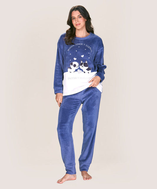 Pijama polar Azul 927