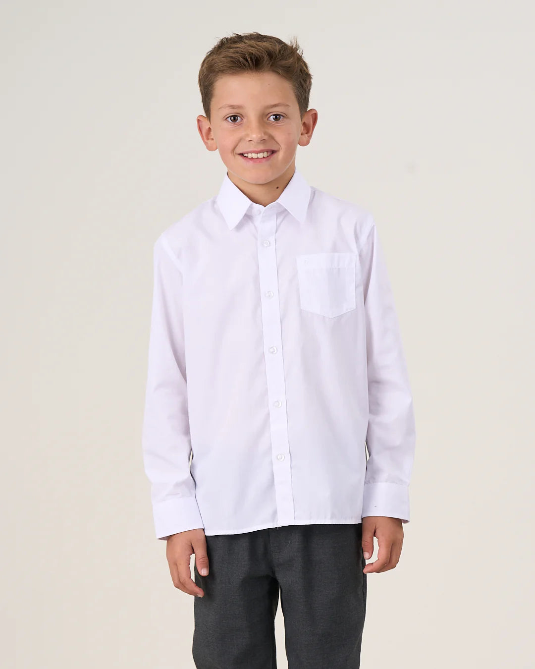 CAMISA ESCOLAR SLIM FIT NIÑO 120