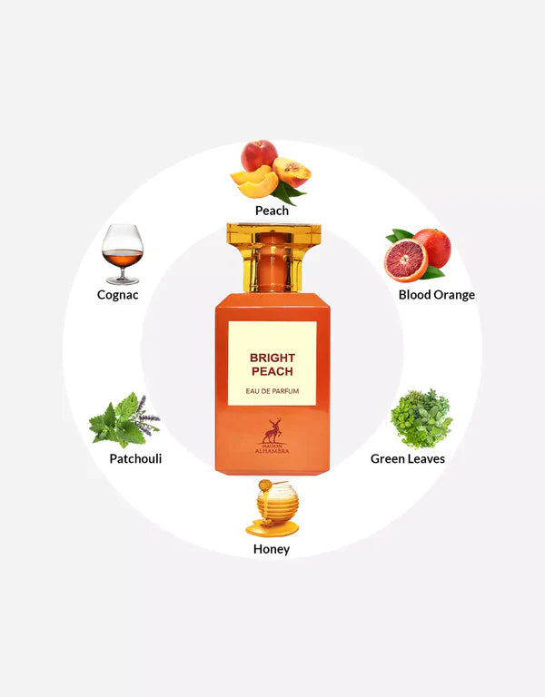 Bright Peach de Maison Alhambra 80ML