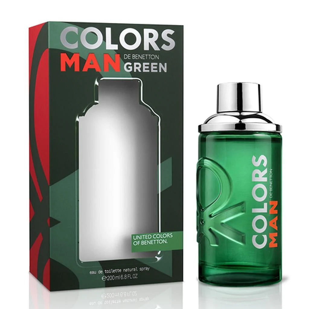 COLORS MAN GREEN EDT 200 ML -BENETTON