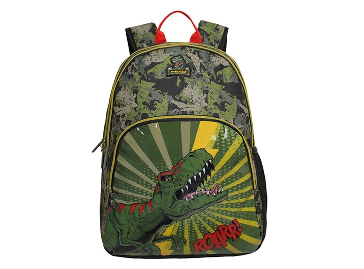 Mochila Infantil Niño Balloon T-Rex Comic Verde Head