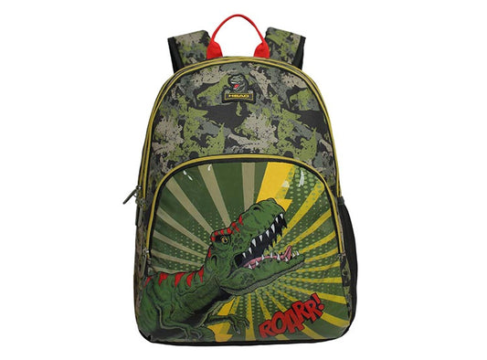 Mochila Infantil Niño Balloon T-Rex Comic Verde Head