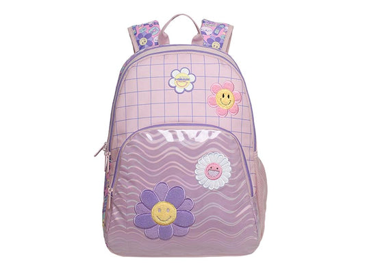 MOCHILA INFANTIL HEAD BALLOON EMOTICON ROSADO