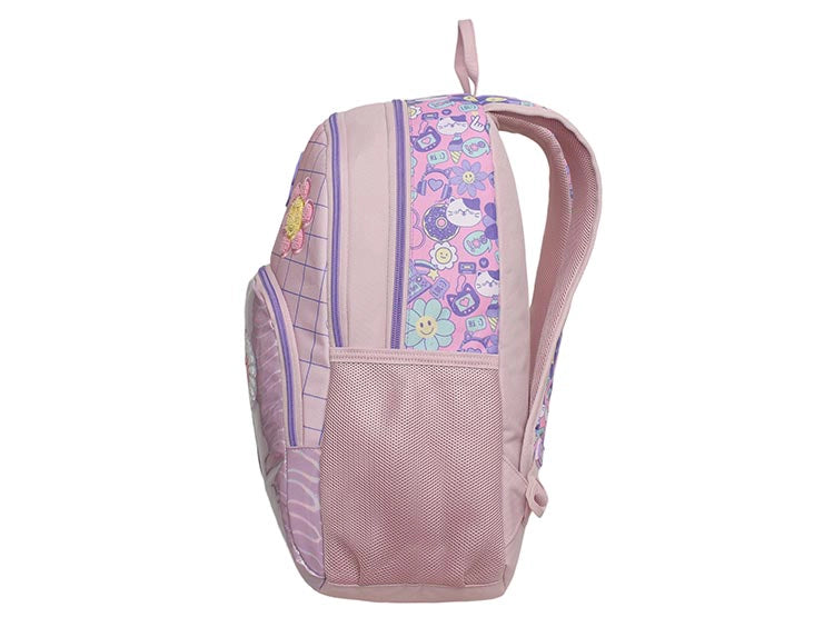 MOCHILA INFANTIL HEAD BALLOON EMOTICON ROSADO