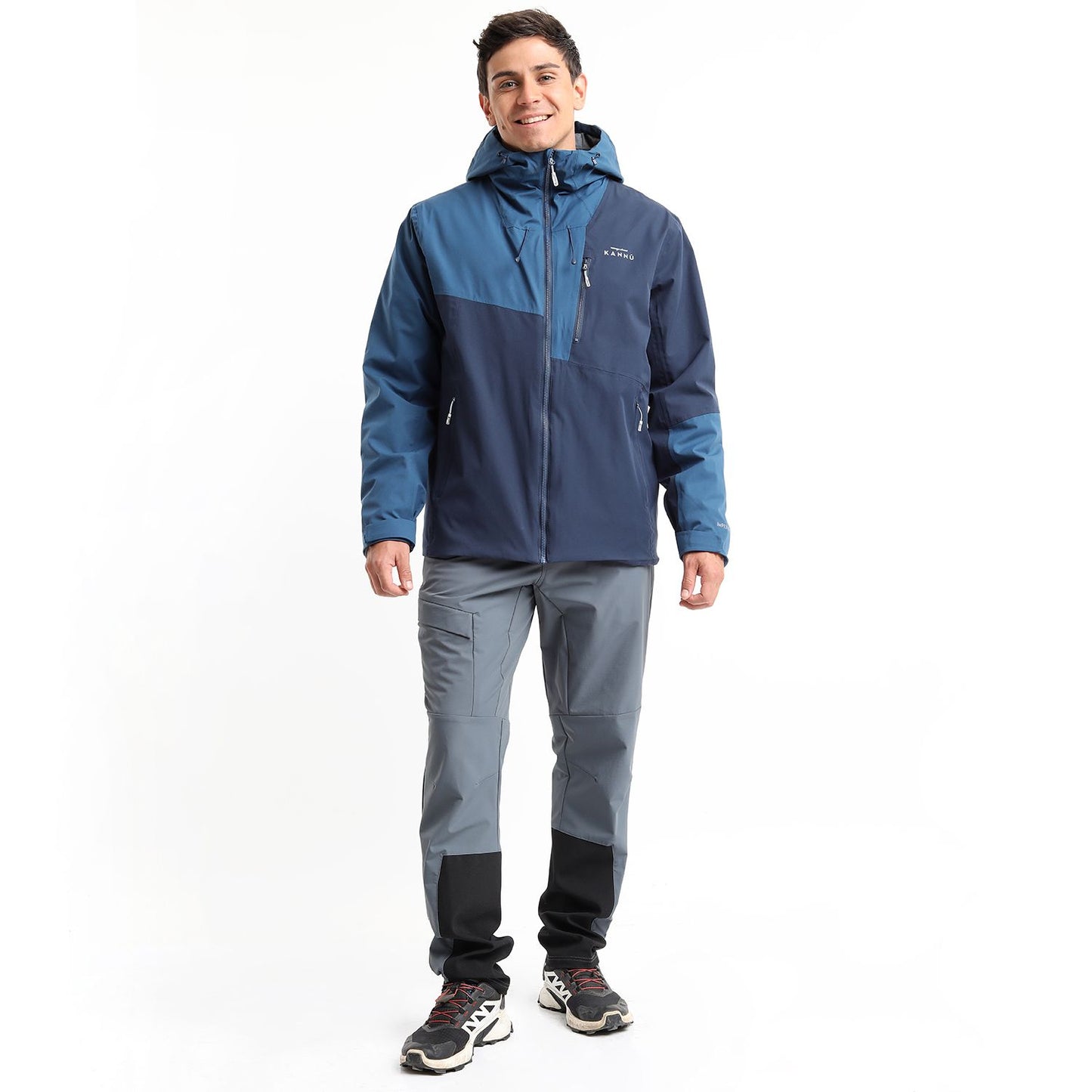 PARKA 3 EN 1 BAKER HOMBRE AZUL