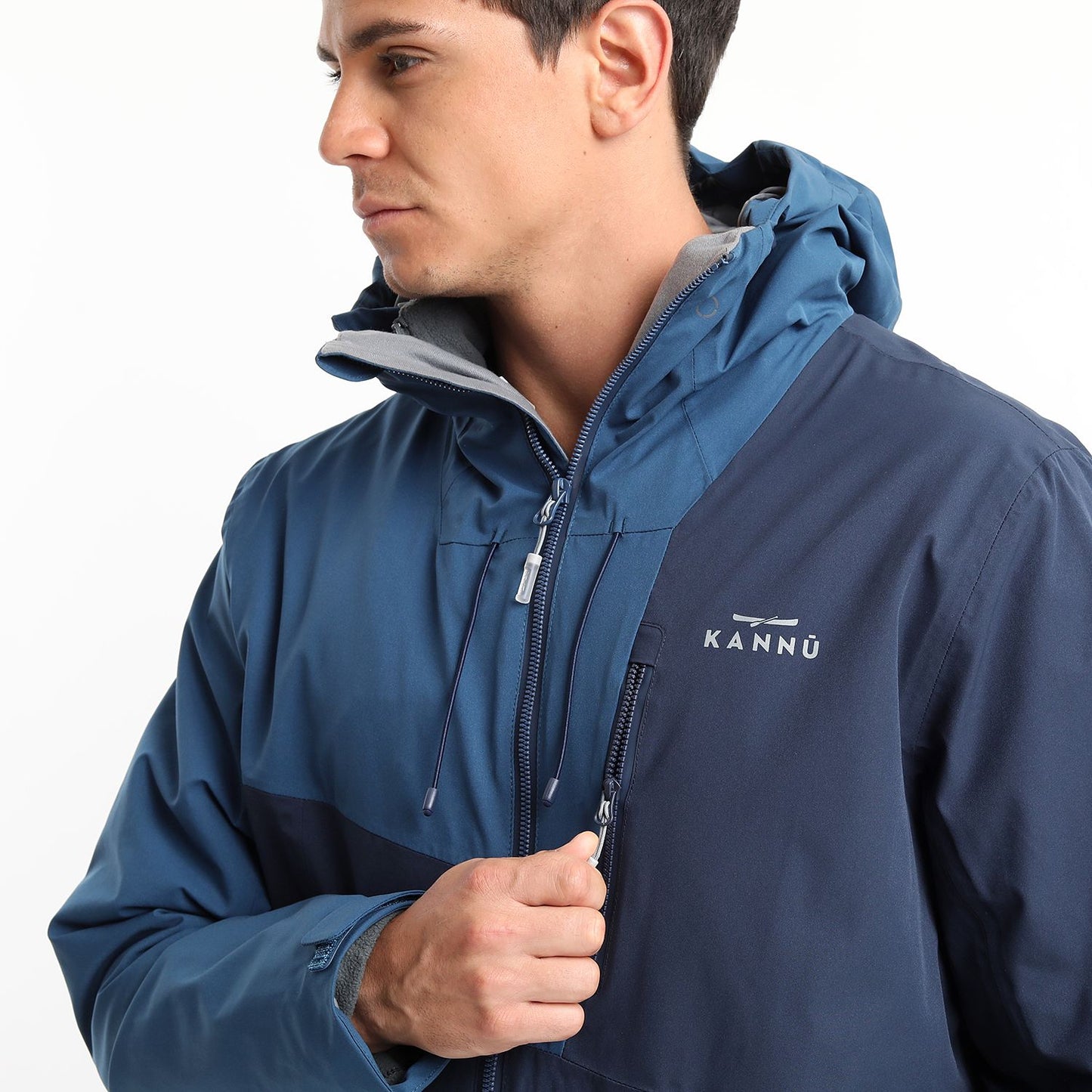 PARKA 3 EN 1 BAKER HOMBRE AZUL