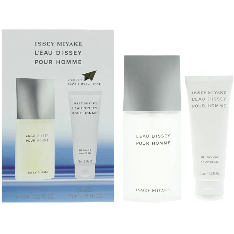 Set  L'Eau D'Issey Pour Homme EDT 75 ml+75 gel- Issey Miyake