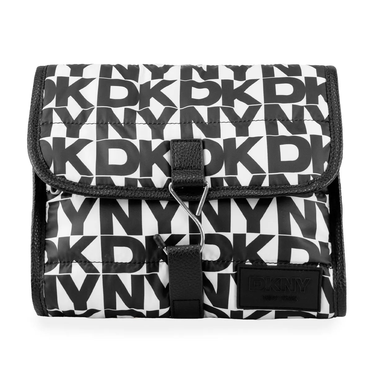NECESER ORGANIZADOR DKNY SIGNATURE PUFFER NEGRO MUJER